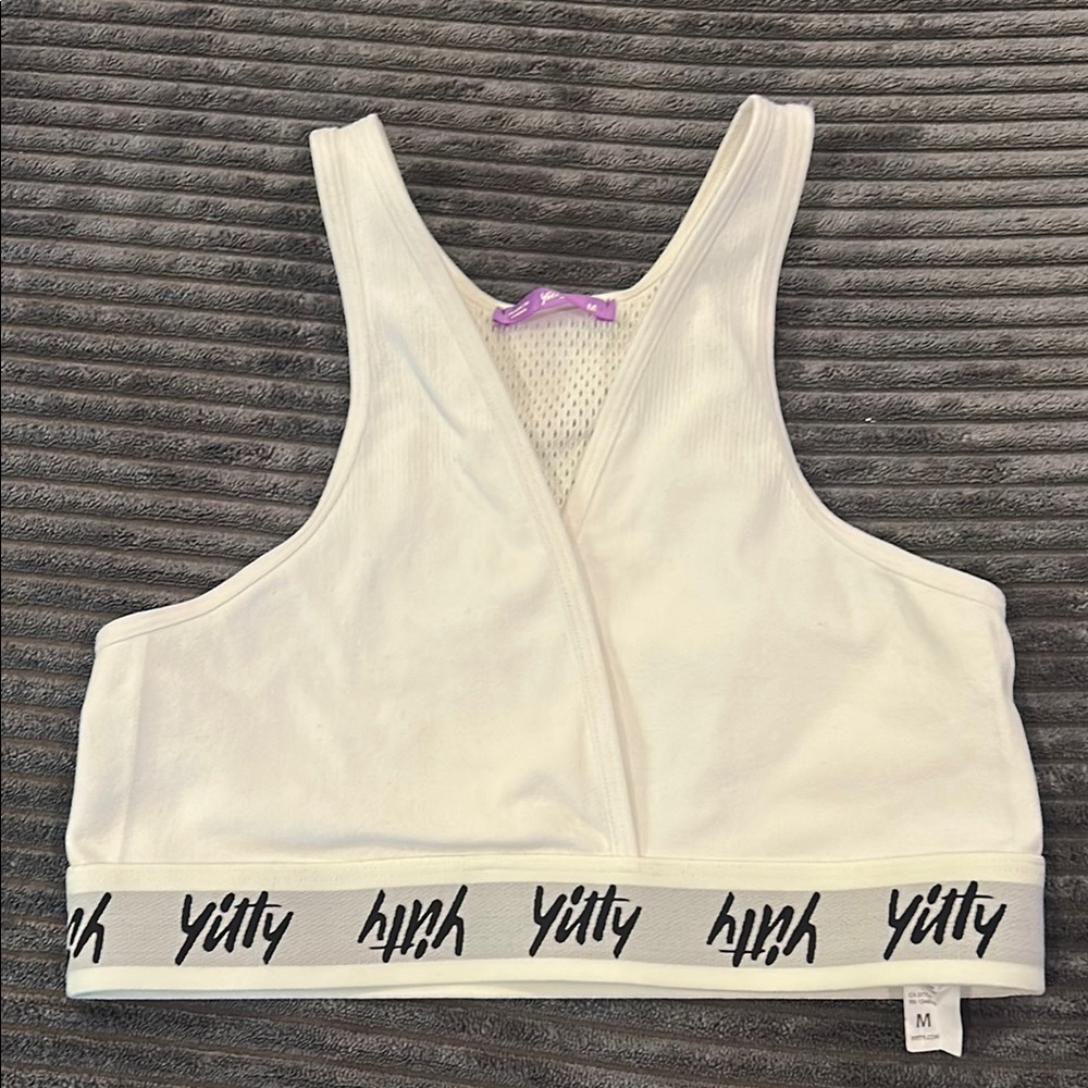 Yitty White Sports Bra